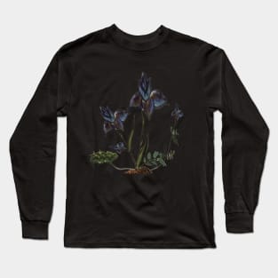 Old Japanese Floral Long Sleeve T-Shirt